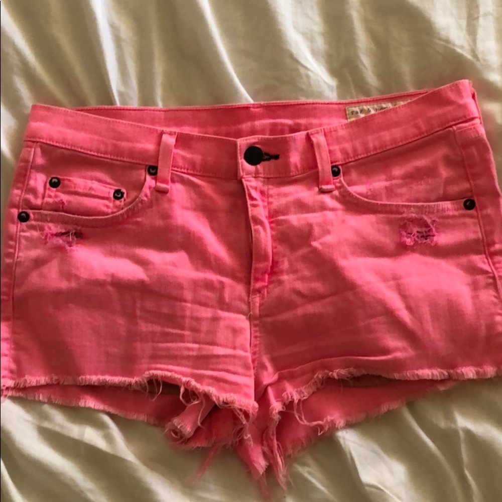Pink shorts